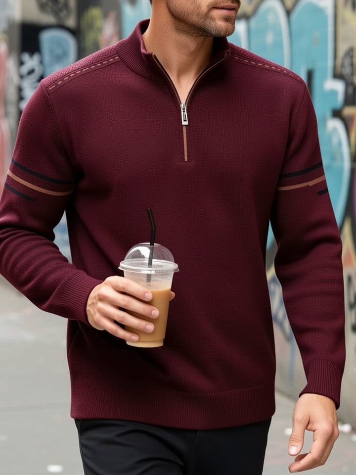 Nathan Half-Zip Genser med Høy Hals
