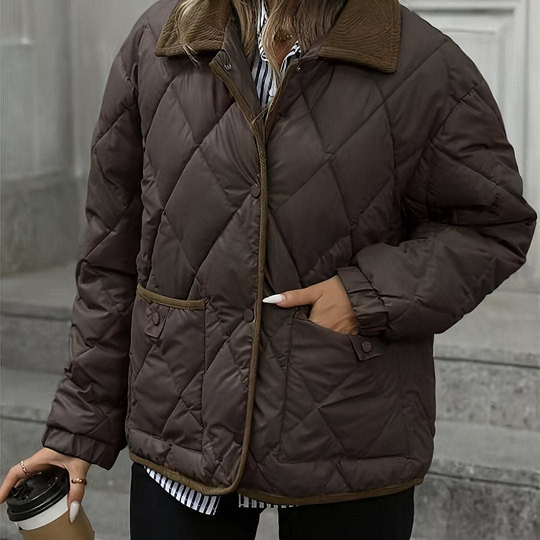 Imogen | Diamond Quiltet Polstret Jakke