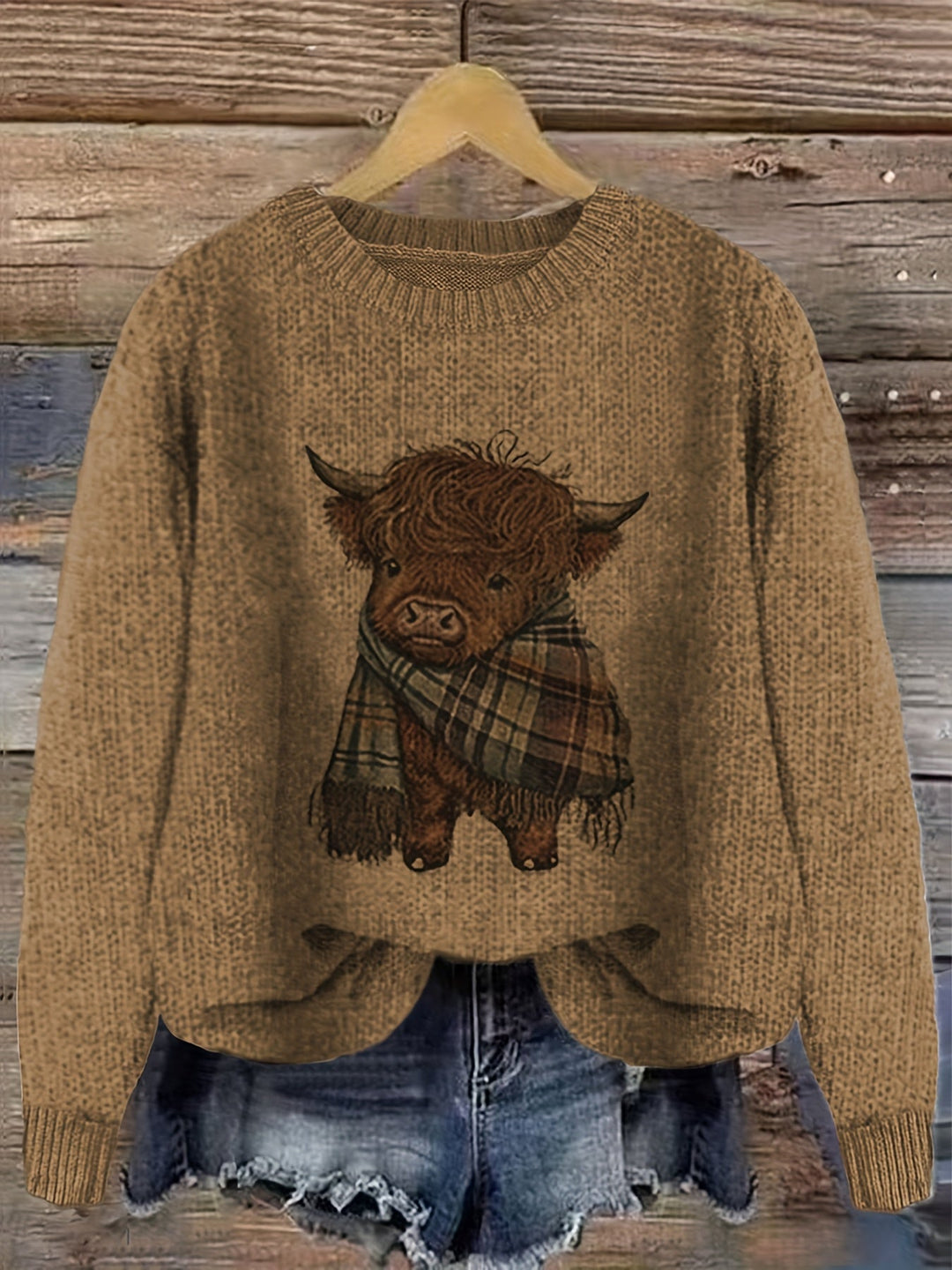 Gretchen Koselig Crewneck Genser
