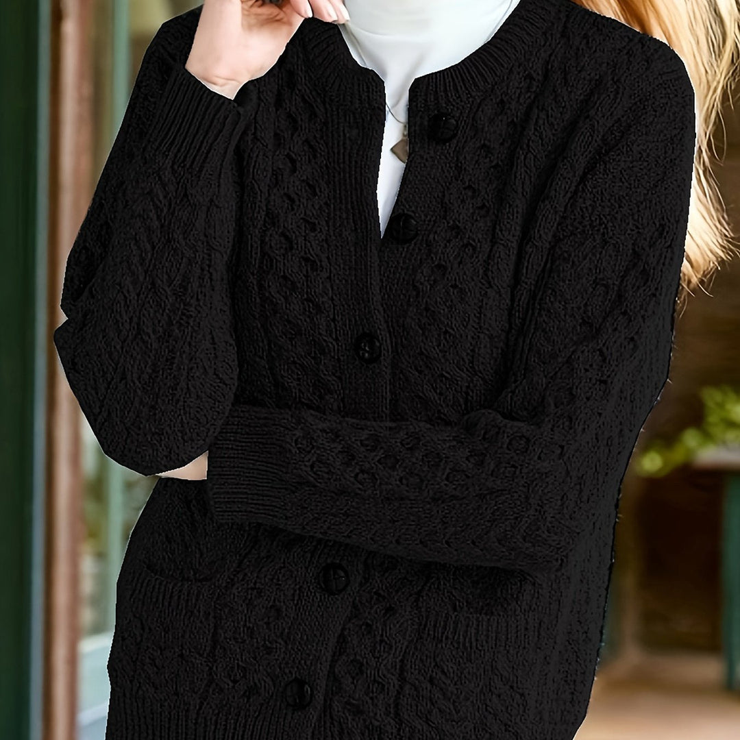 Fern | Strukturert knappet cardigan