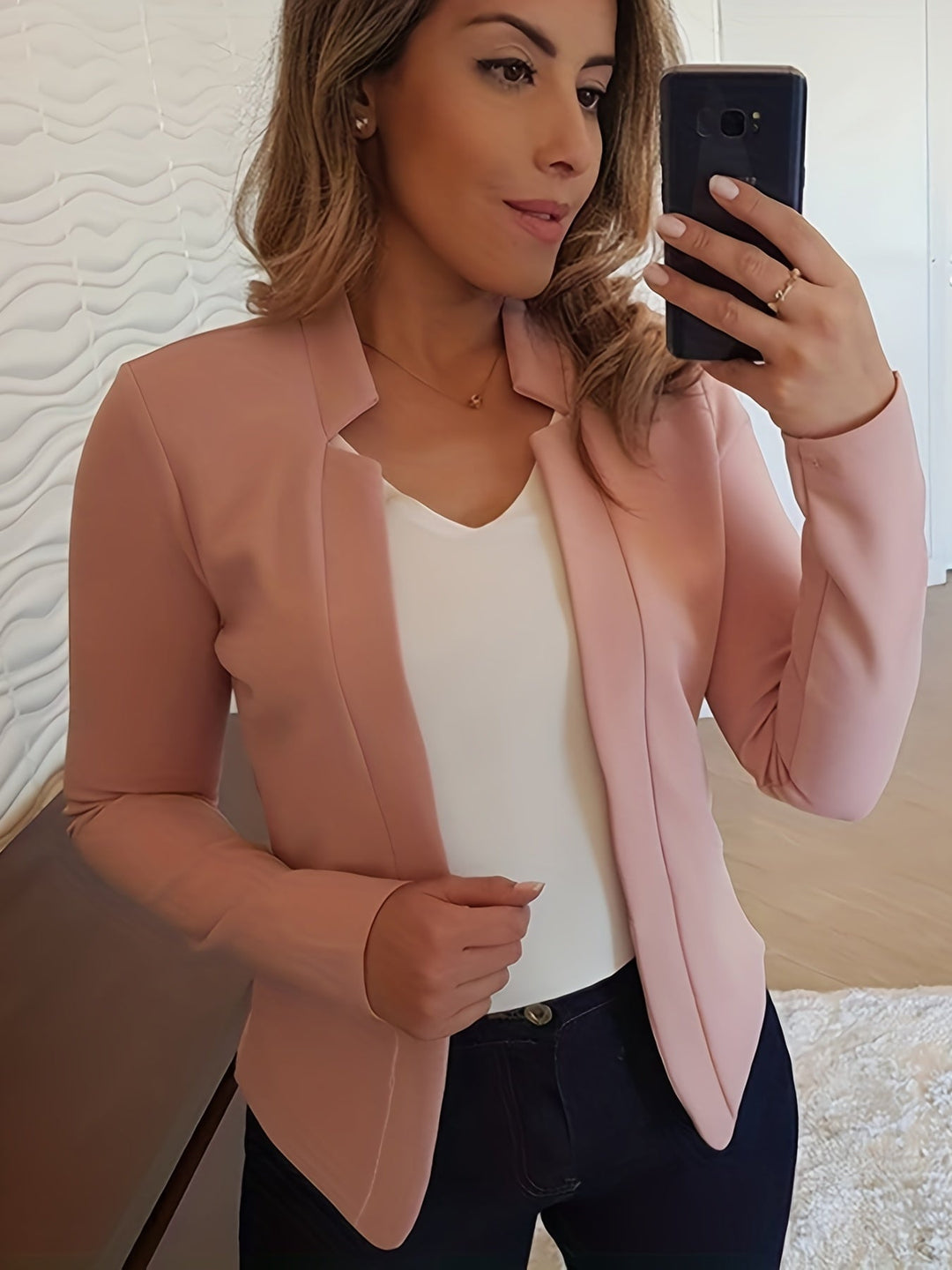Kirsten | Åpen Front Skreddersydd Jakke