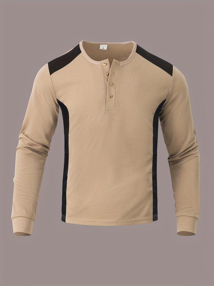 Curtis | Strukturert Langermet Henley