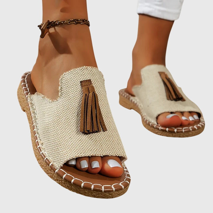 Claire | Stilig Prikkete Ortopedisk Sandal