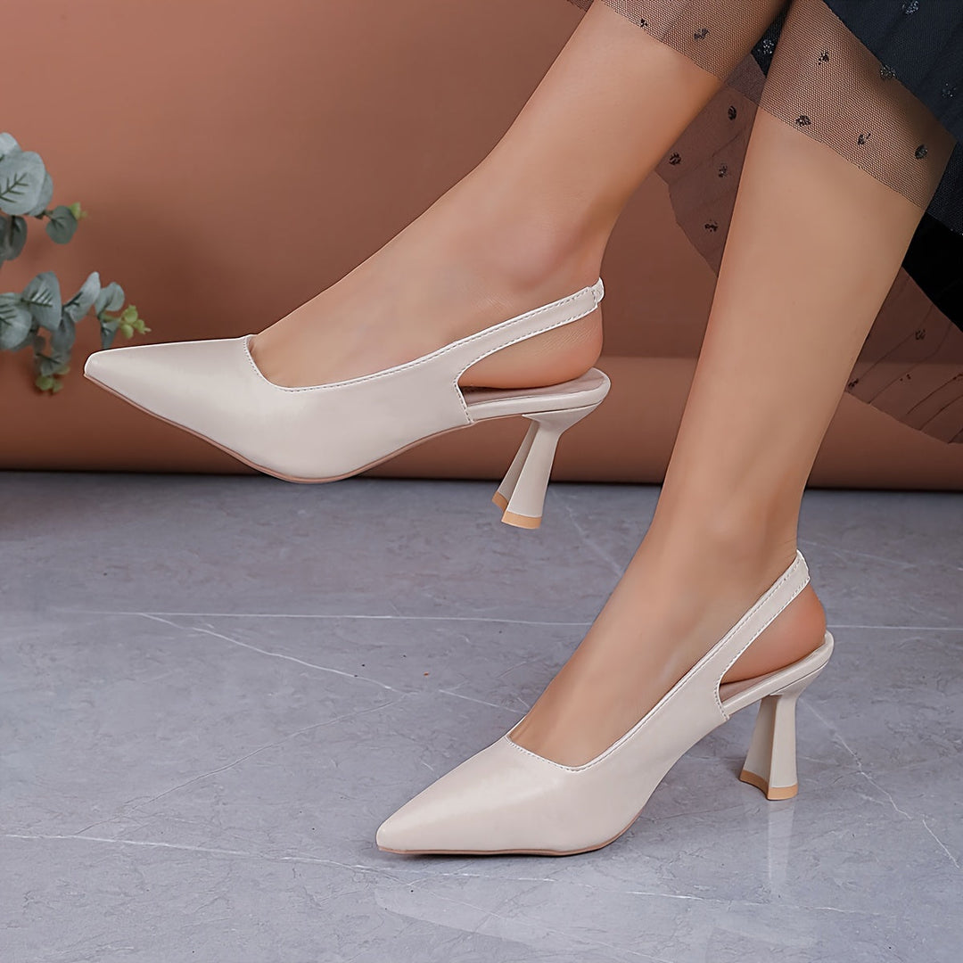 Sophia | Elegant Slingback Spisse Hæler