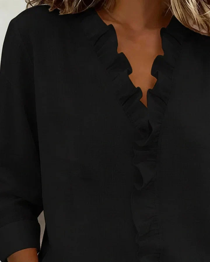 Chloe | Lett V-hals Bluse