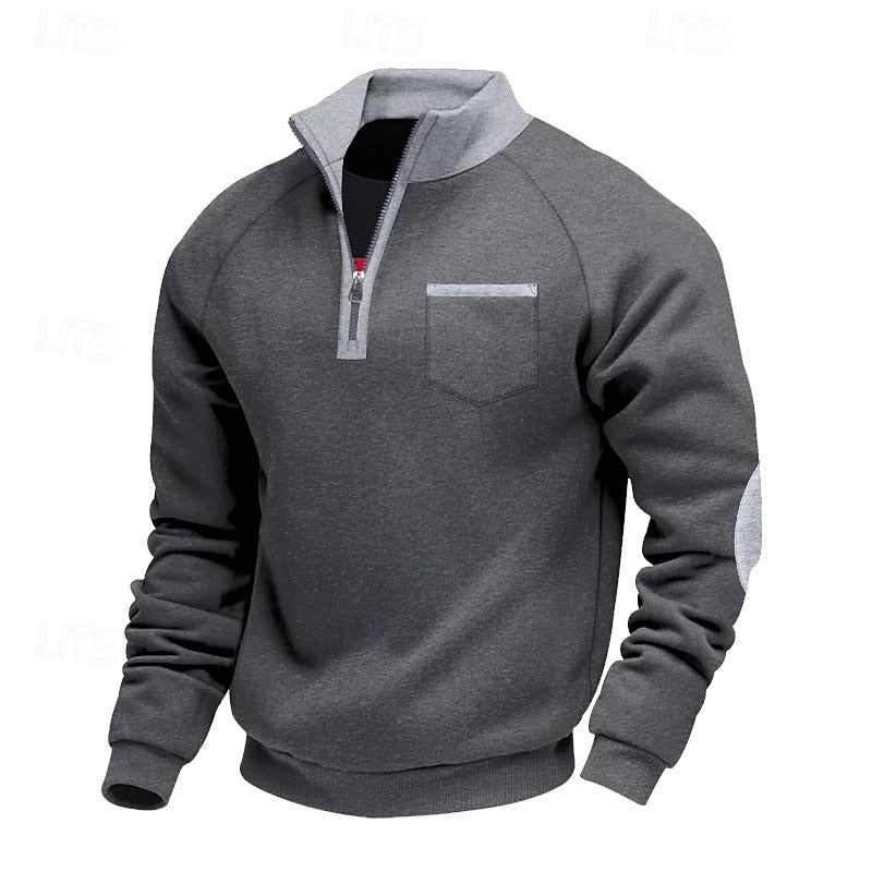 Keith | Quarter-Zip Fargeblokk Genser