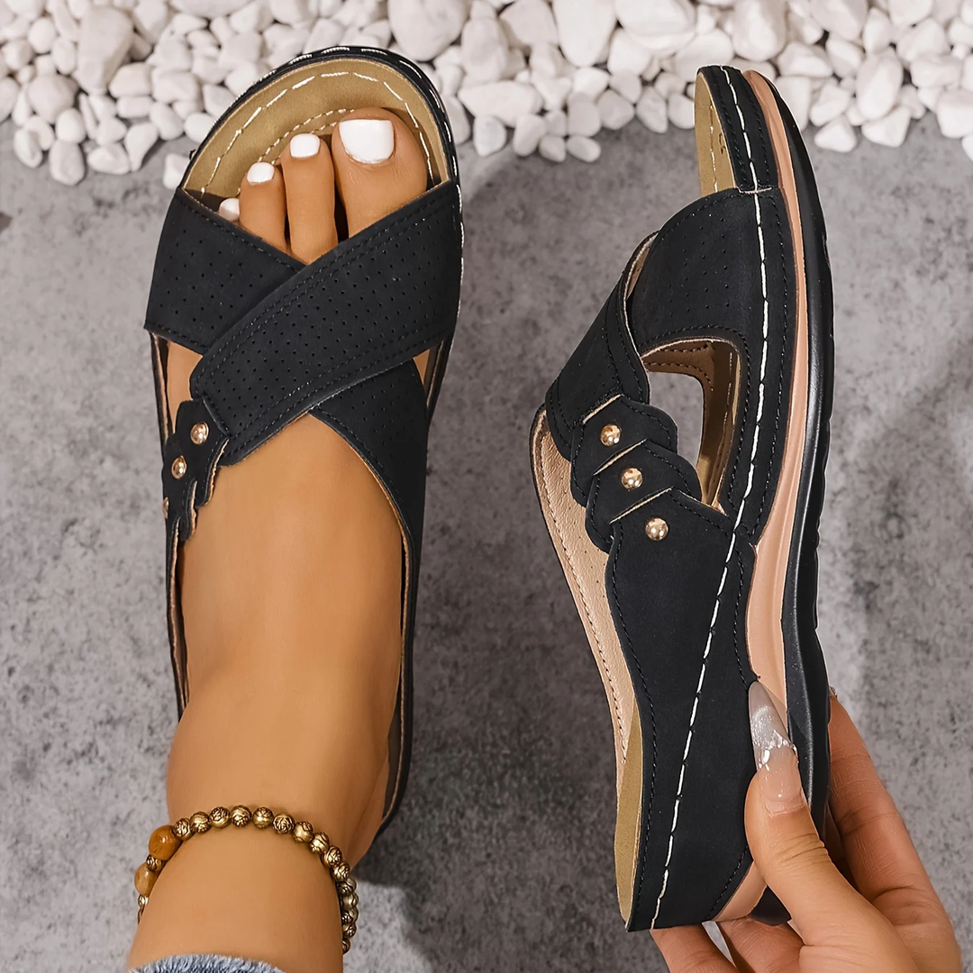 Charlotte | Premium Ortopedisk Kilesandal