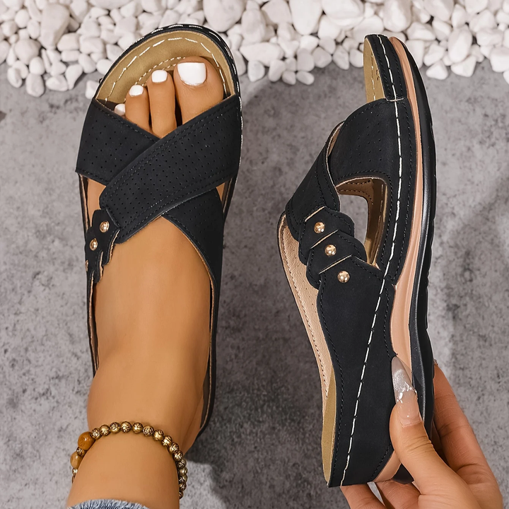 Charlotte | Premium Ortopedisk Kilesandal