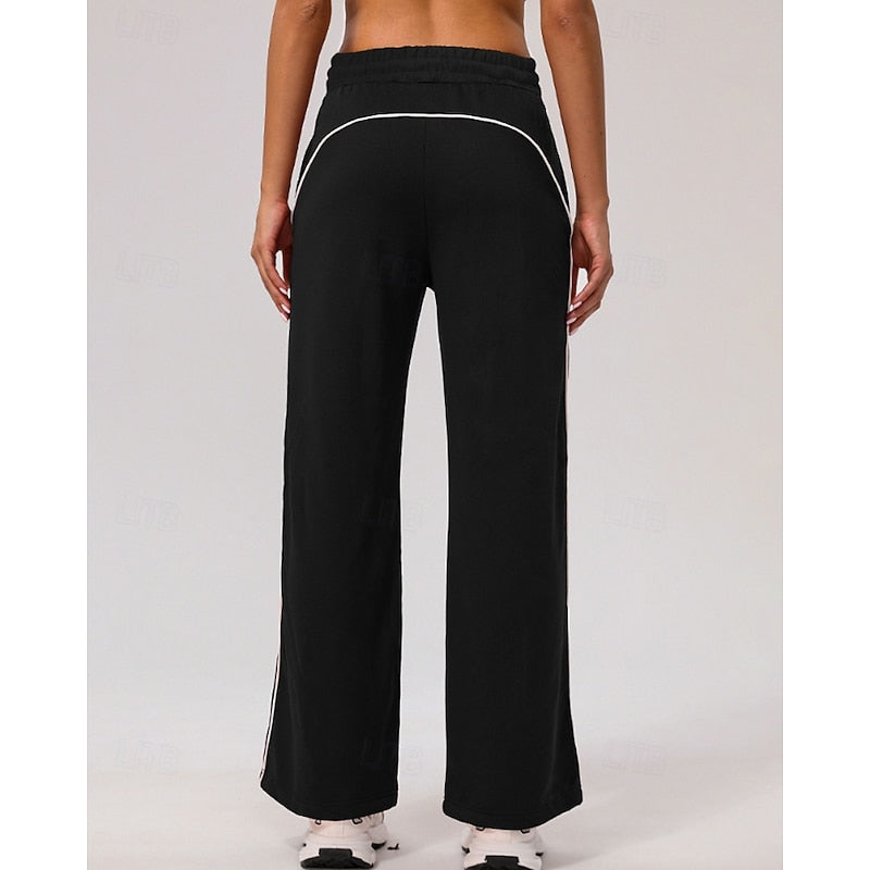 Maisie | Avslappede joggebukser med sidestripe
