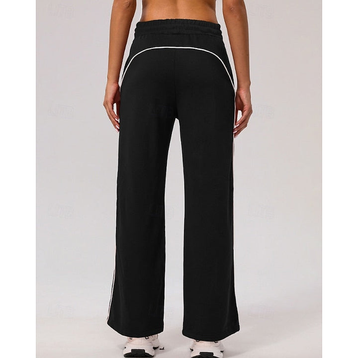 Maisie | Avslappede joggebukser med sidestripe