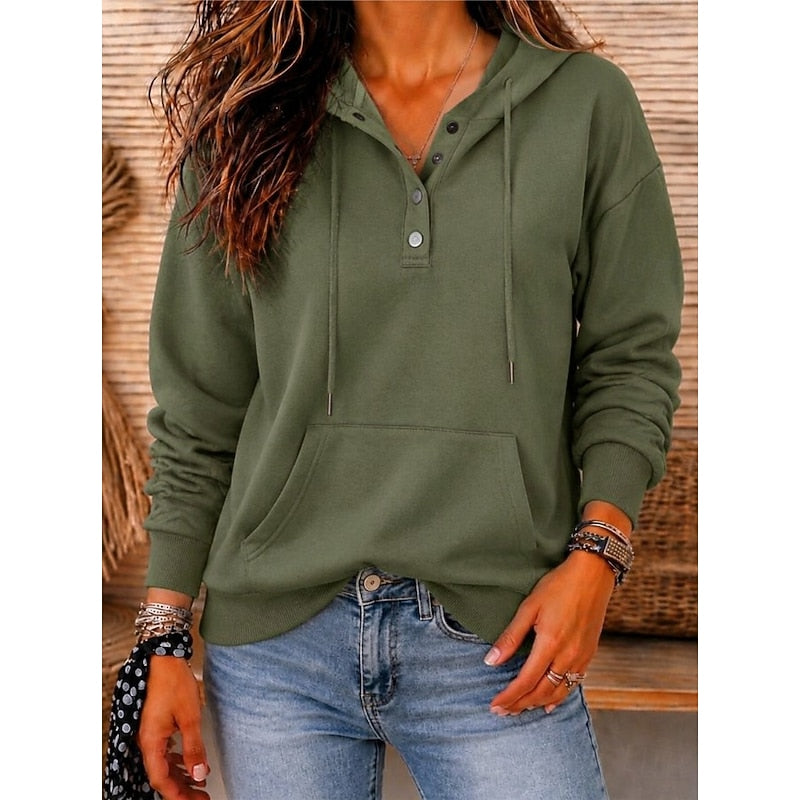 Blythe | Casual hettegenser med knapphals