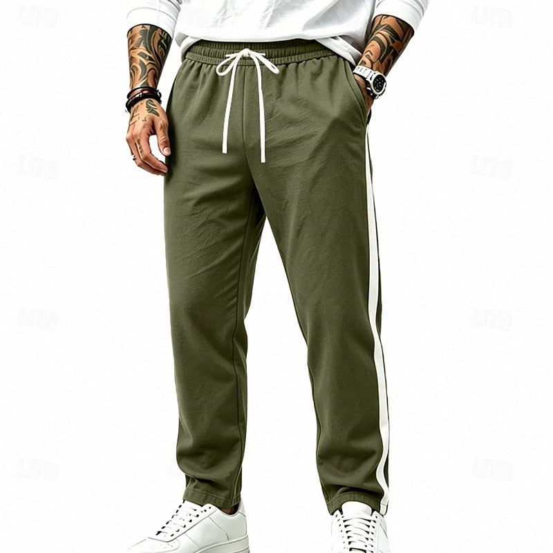Damian | Avslappede joggebukser med sidestripe