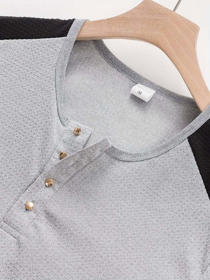 Curtis | Strukturert Langermet Henley