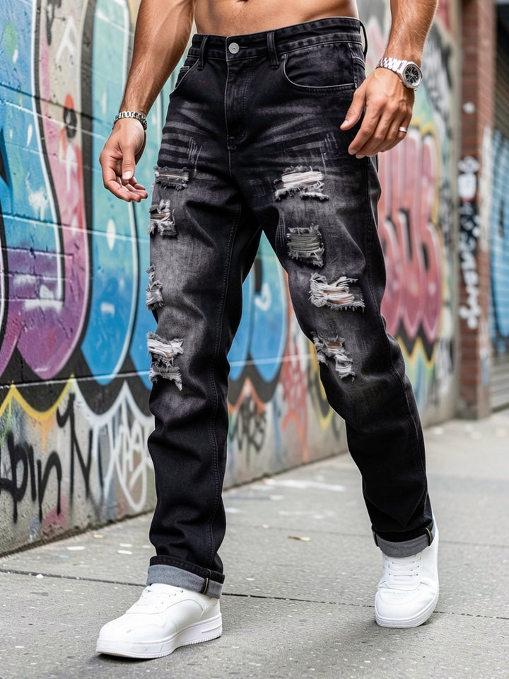 Caleb | Holdbare jeans med rette ben