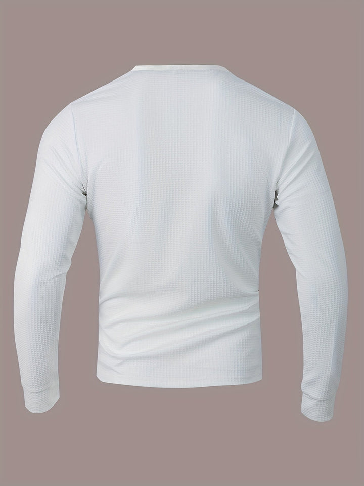 Curtis | Strukturert Langermet Henley