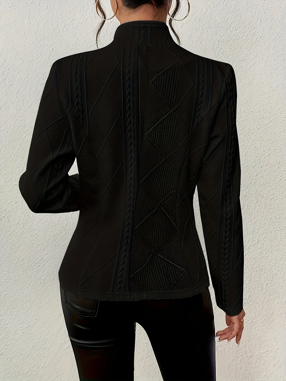Whitney | Midje-definerende teksturert blazer