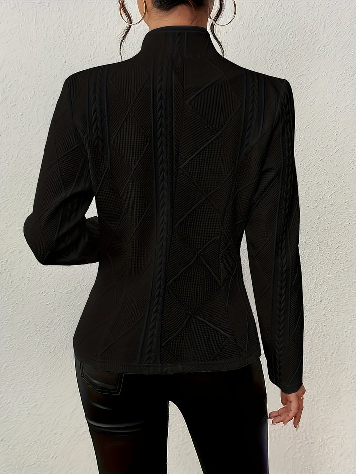 Whitney | Midje-definerende teksturert blazer