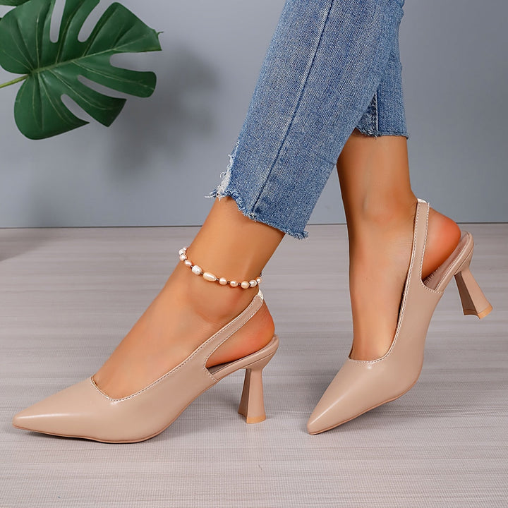 Sophia | Elegant Slingback Spisse Hæler