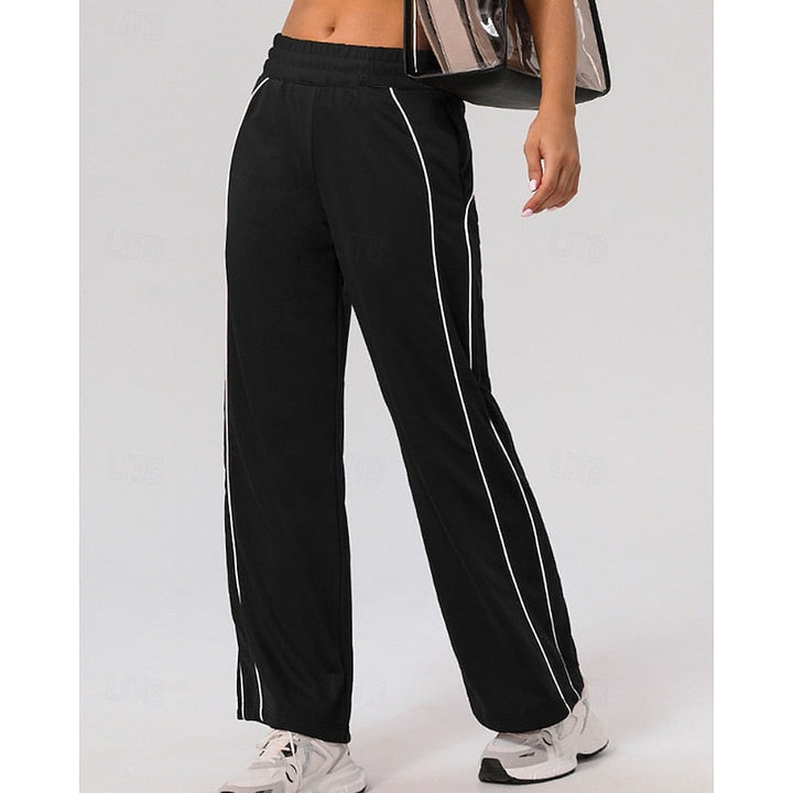 Maisie | Avslappede joggebukser med sidestripe