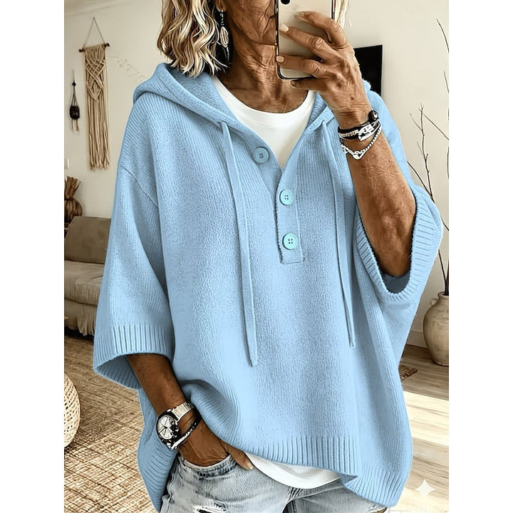 Brooklyn | Casual hettegenser strikket genser