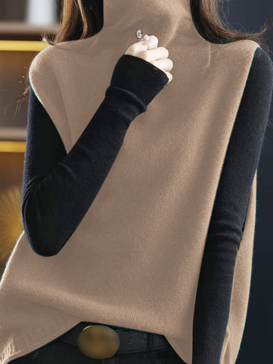 Giselle | Raffinert Høyhalset Vest