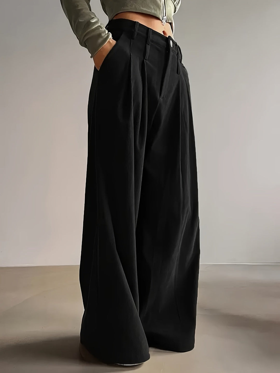 Celine | Plisserte Vide Bukser