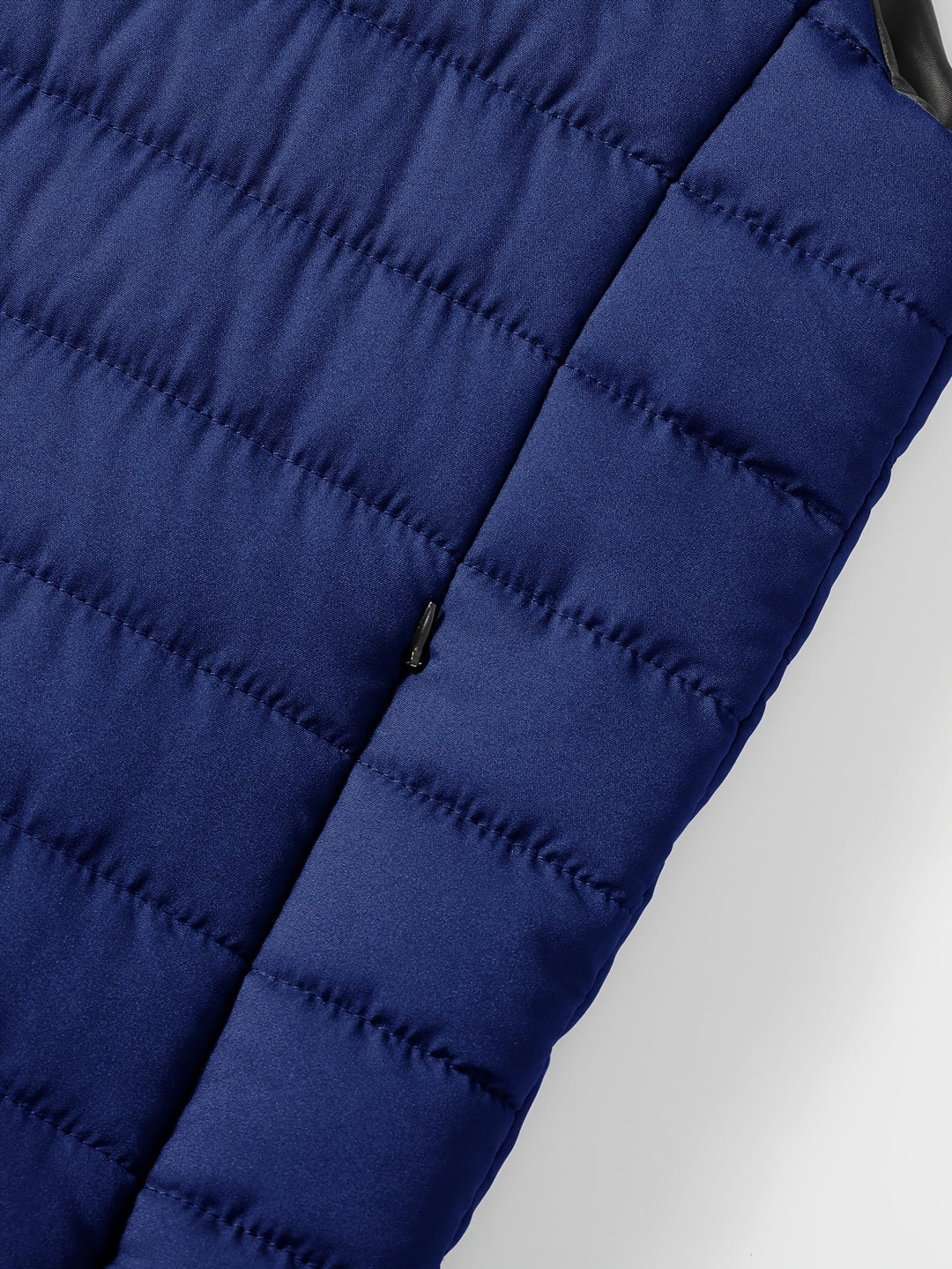 Donovan | Quiltet Vest med Ståkrage