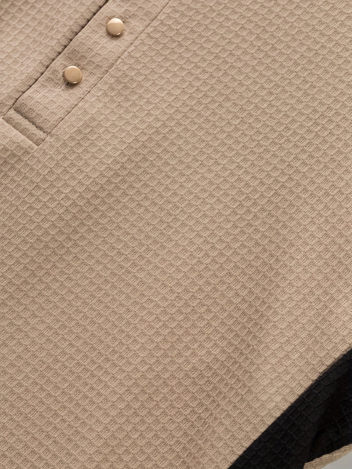 Curtis | Strukturert Langermet Henley