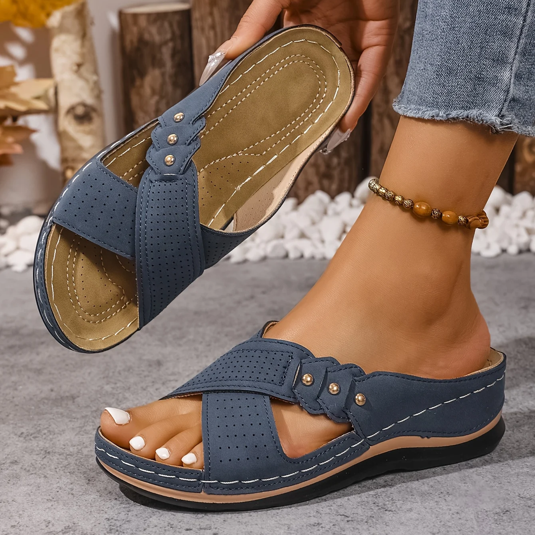 Charlotte | Premium Ortopedisk Kilesandal