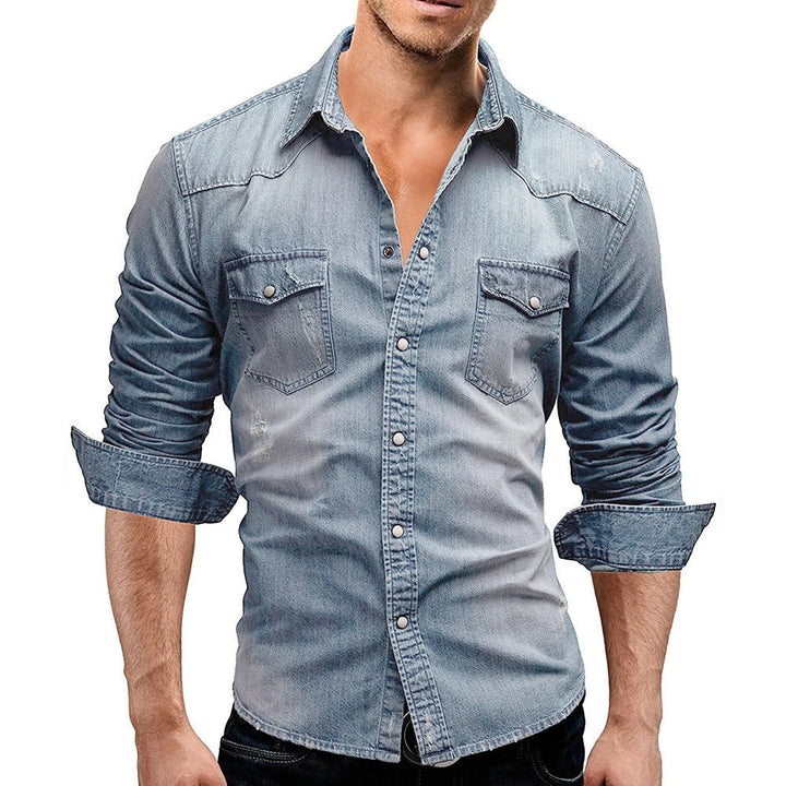 Holden | Robust Casual Skjorte med Lomme