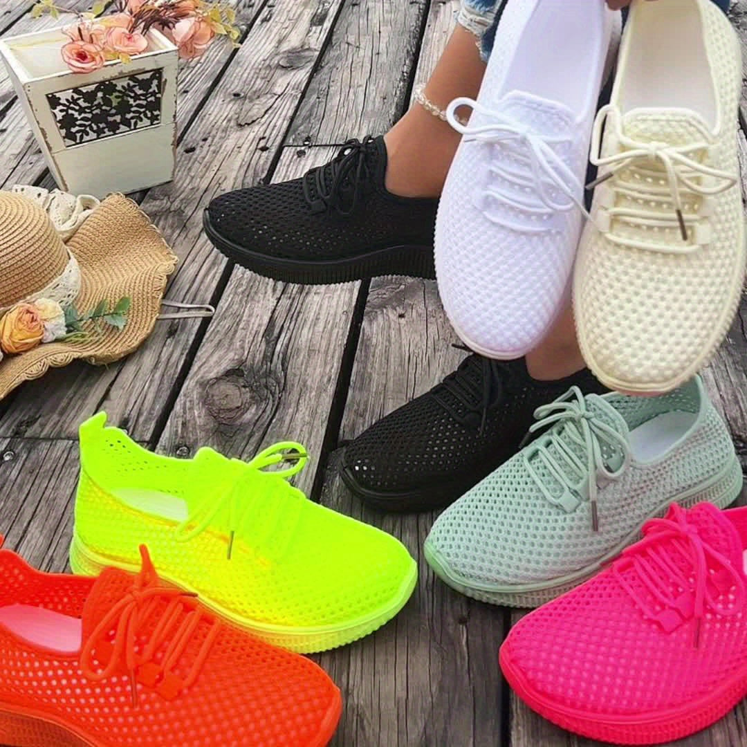 Marina | Luftige Snøresneakers