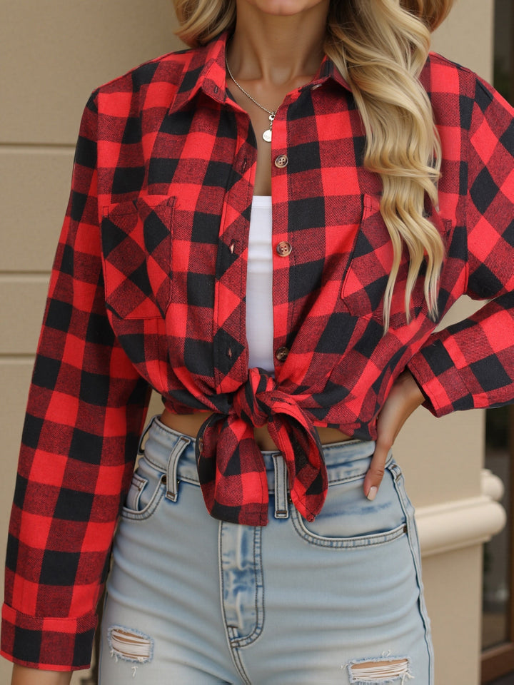Everly | Casual Buffalo Check Skjorte