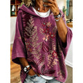 Roberta | Blomstrete Hettegenser Pullover Hoodie