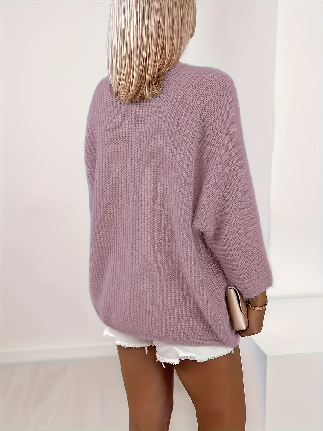 Bridget | Avslappet åpen cardigan foran