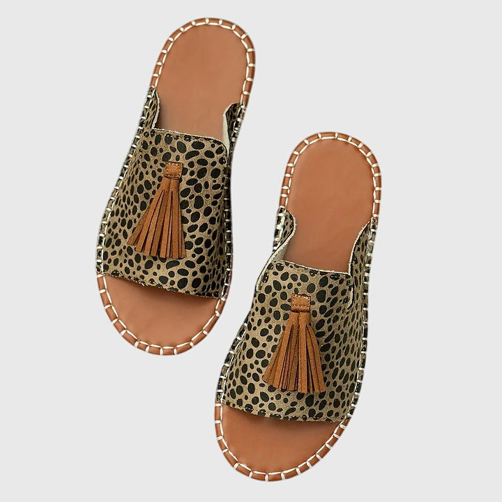 Claire | Stilig Prikkete Ortopedisk Sandal