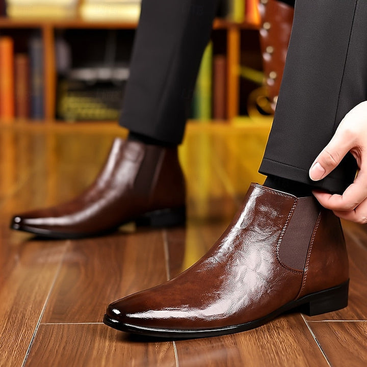 Emory | Polerte Ankel Chelsea Boots