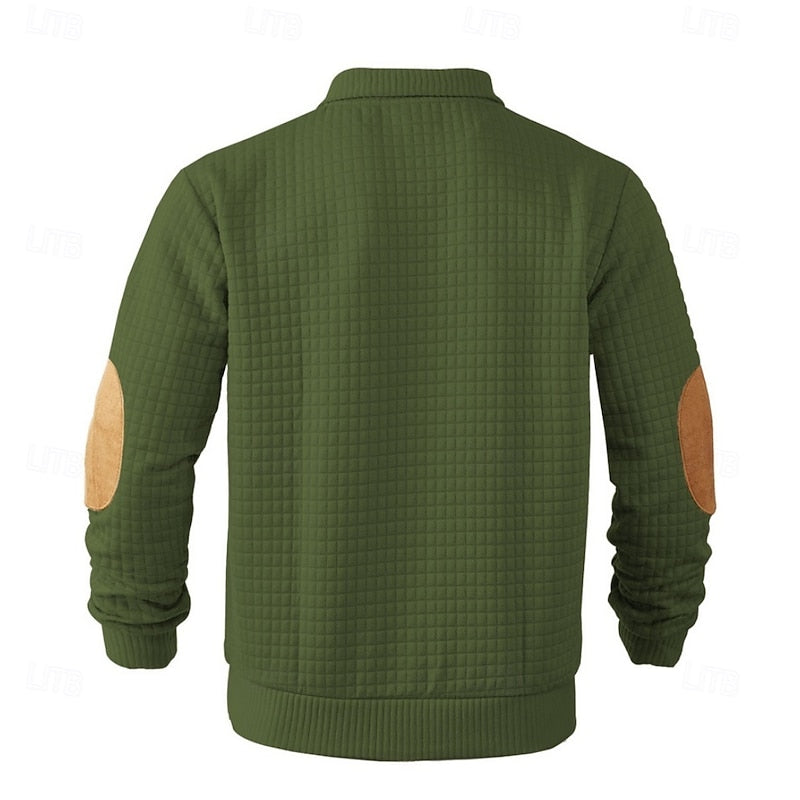Garrett | Strukturert pullover med ståkrage