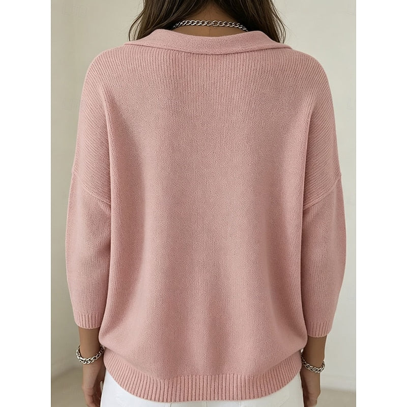 Heather | Elegant genser med halvkulehals