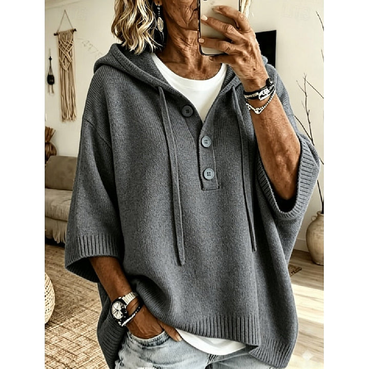 Brooklyn | Casual hettegenser strikket genser