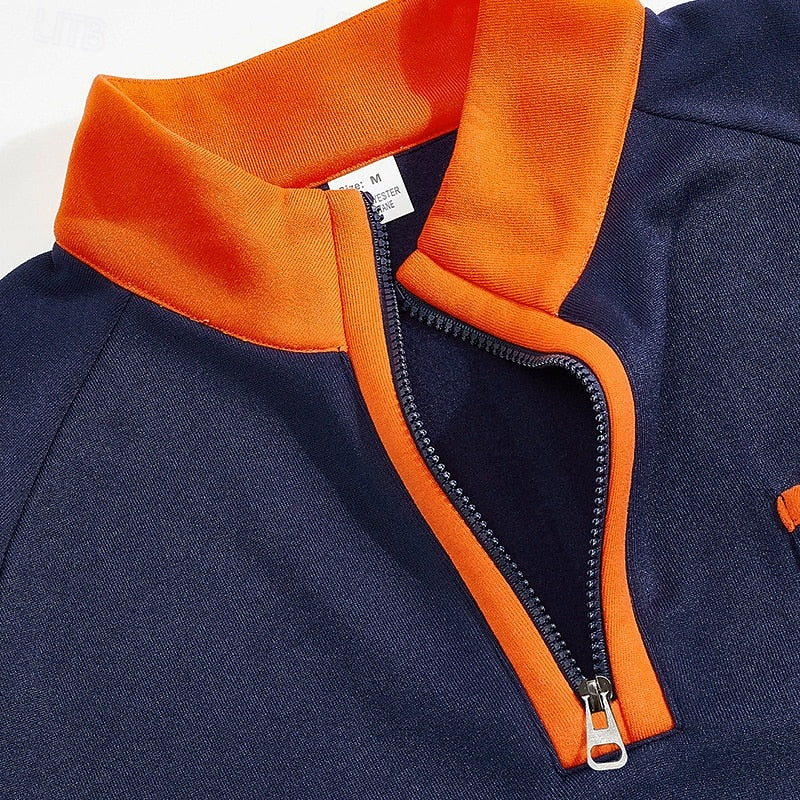 Keith | Quarter-Zip Fargeblokk Genser