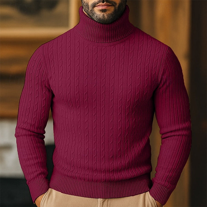 Rupert | Kabelstrikket Turtleneck-genser