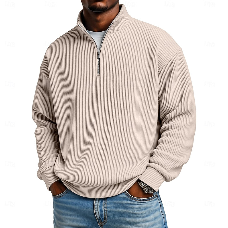 Harlan | Ribbet Quarter-Zip Genser