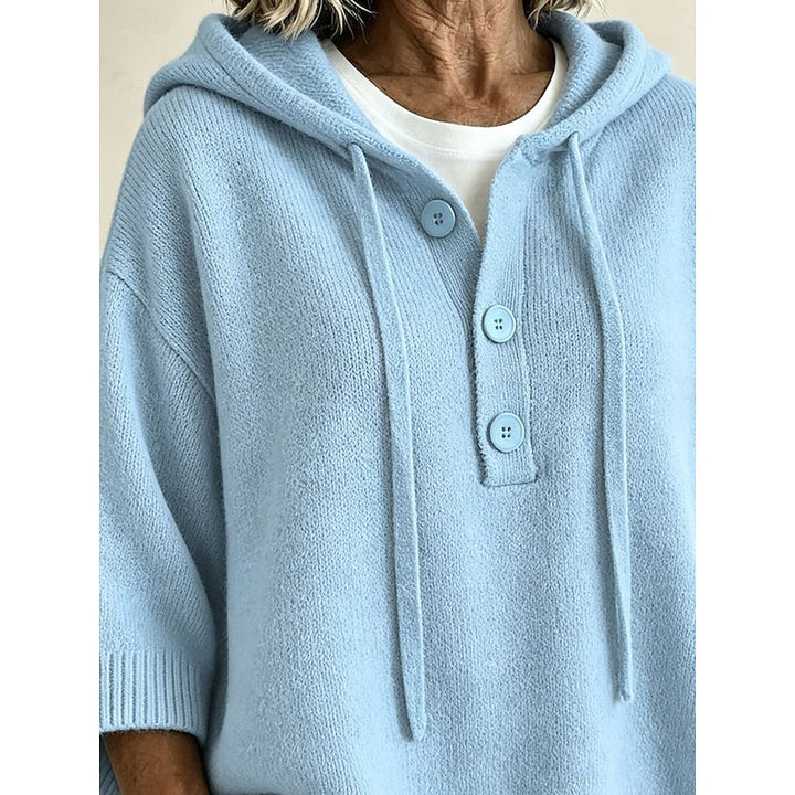 Brooklyn | Casual hettegenser strikket genser