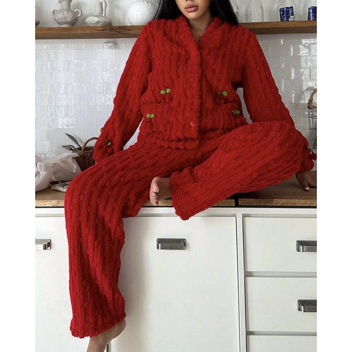 Maribel | Koselig Cherry To-delt Sett