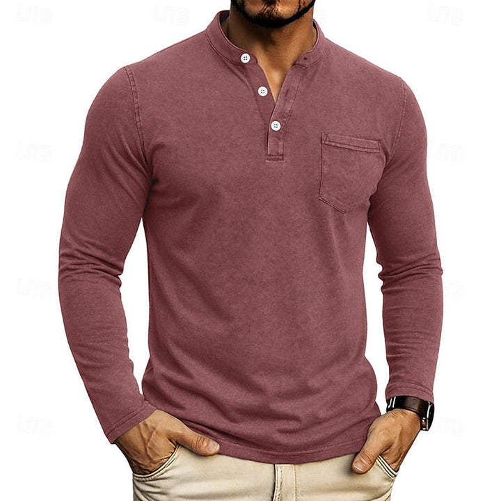 Weston | Klassisk Henley Langermet Skjorte