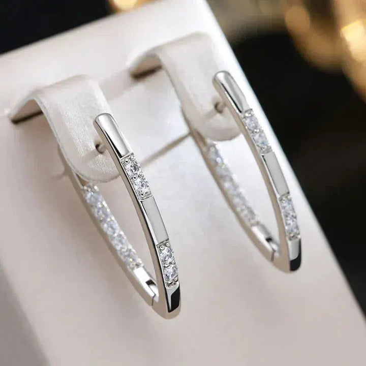 Anita | Elegante øredobber med kubisk zirkonia sten