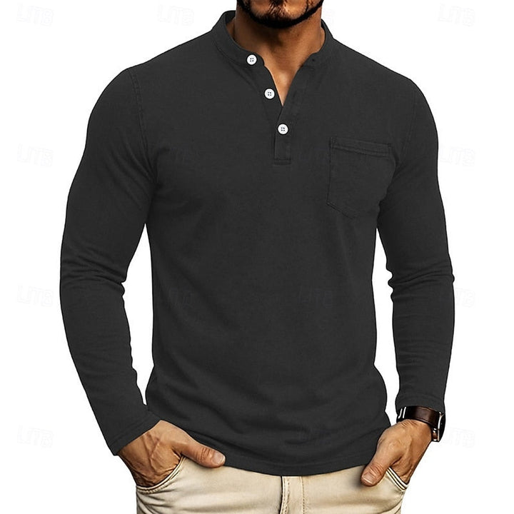 Weston | Klassisk Henley Langermet Skjorte