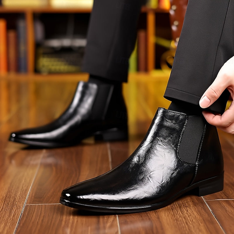 Emory | Polerte Ankel Chelsea Boots