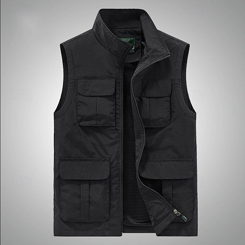 Gareth | Utility-vest med flere lommer