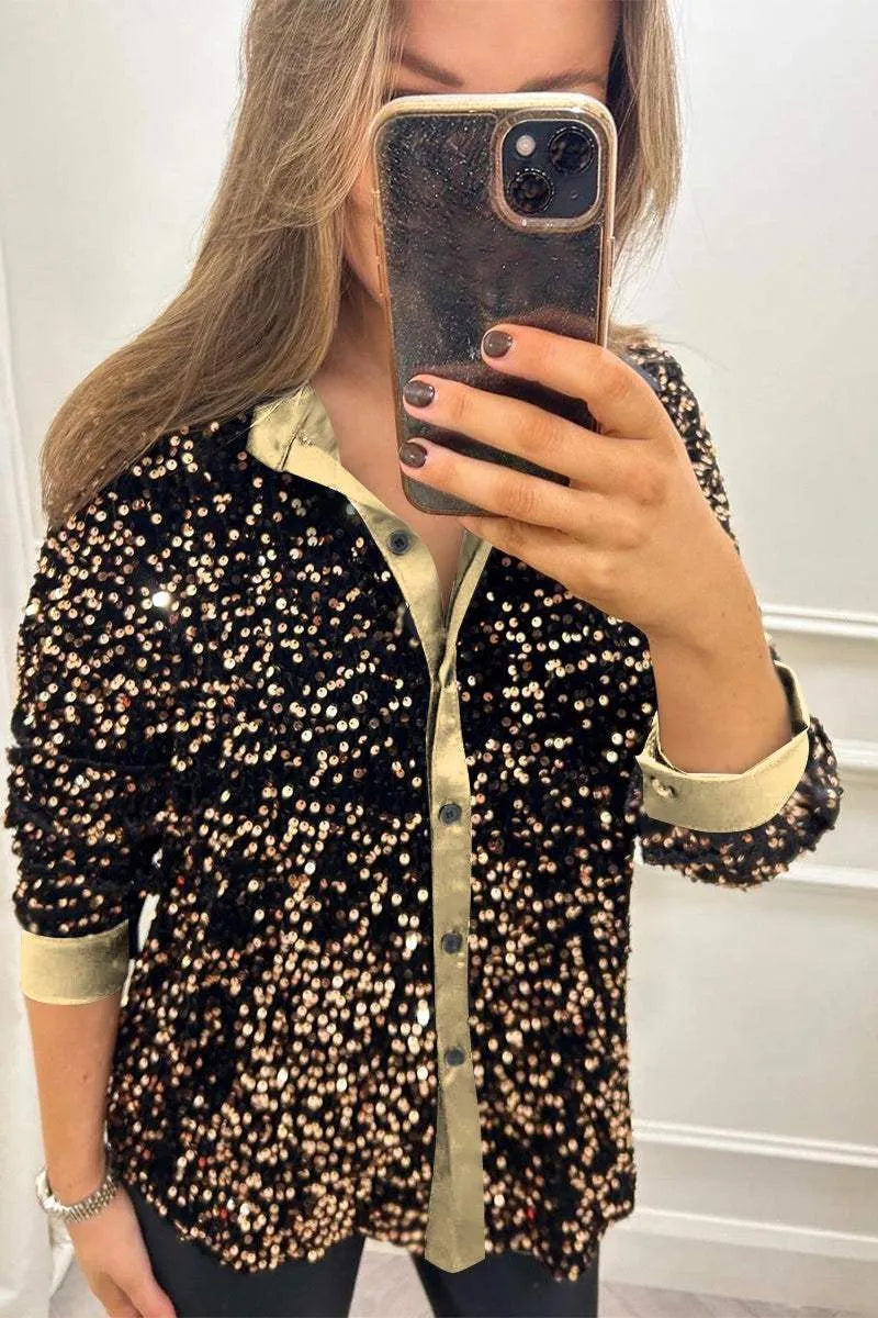 Claudine | Elegant Skjortekrage med Glans